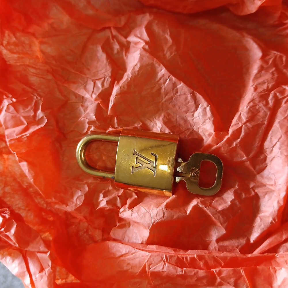 Louis Vuitton Brass Padlock with Key